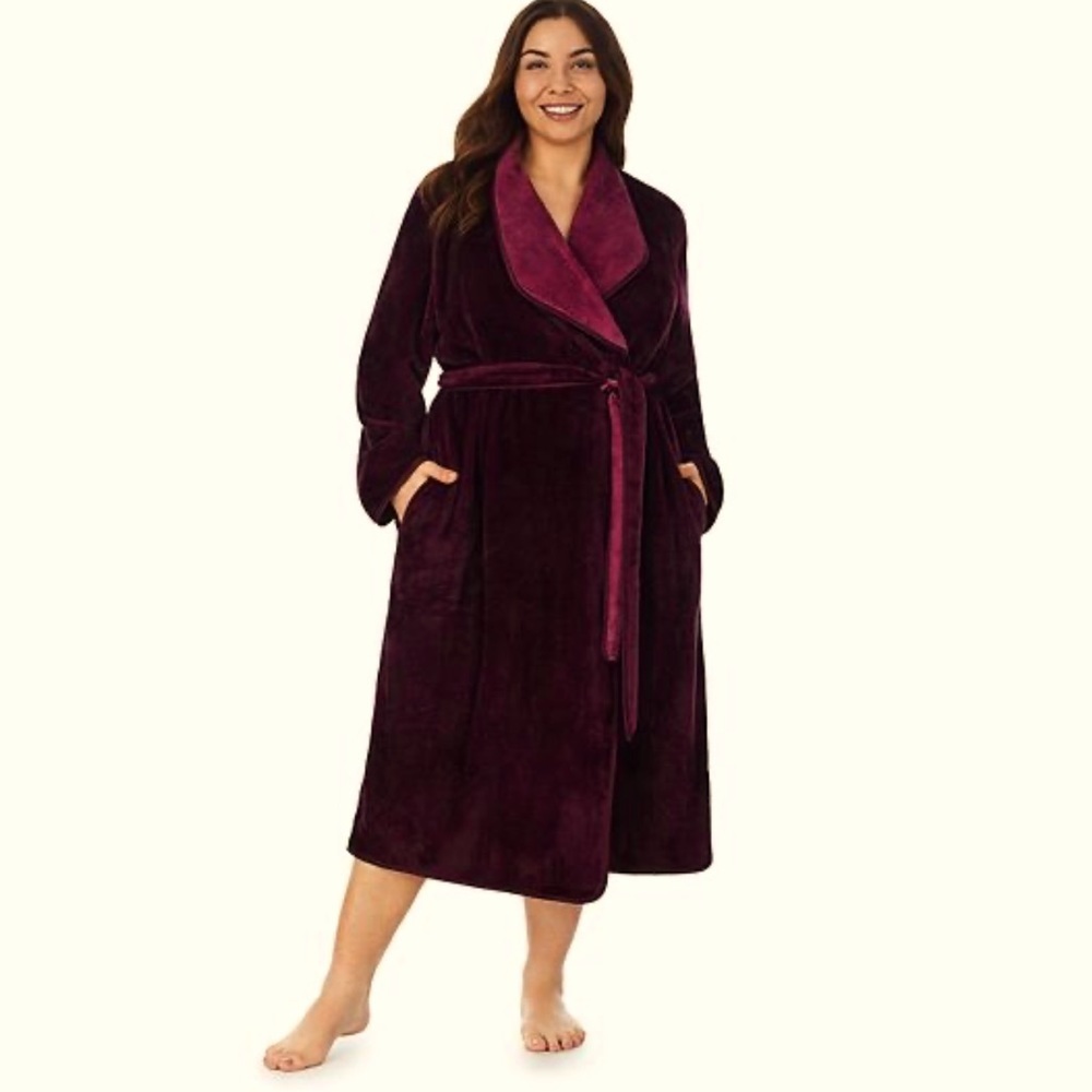 KOOLABURRA by Ugg marroon plush robe